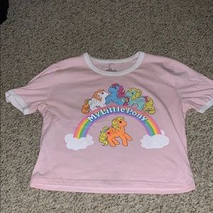 My Little Pony crop top size small